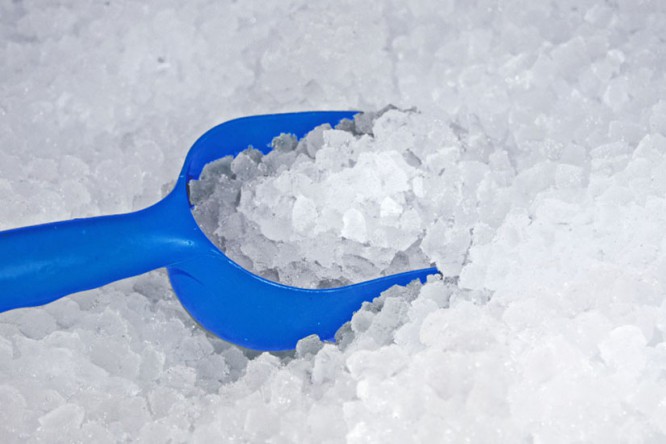Лёд гранулированный пищевой. 